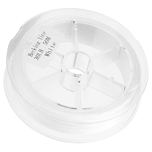 ZIZEV Fly Line Cup Filler Line, Fly Line Cup Filler Wrestling Line Polyester Fishing Accessories for Freshwater Fishing (White)