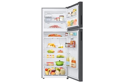 Image of Samsung 465 L, 2 Star, Optimal Fresh+, Digital Inverter, Frost Free Double Door AI Enabled Smart Refrigerator with WiFi (RT51CG662BB1TL-2, Black Matt, 2024 Model)