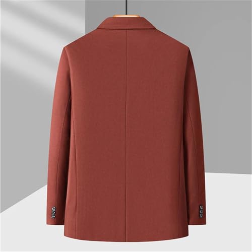 Men's Casual Blazer Business Casual Long Sleeve Solid Lapel Buttons Sports Coat Suit Jacket3