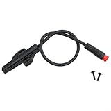 Yuanpgky Hydraulische Scheibenbremse mit 4 Kolben für Elektro- und E-Scooter, links vorne rechts hinten Bremsrichtung, kompatibel mit 160 mm, für CNC-Aluminium-Bremssattel (Bremsleitung 2-polig)