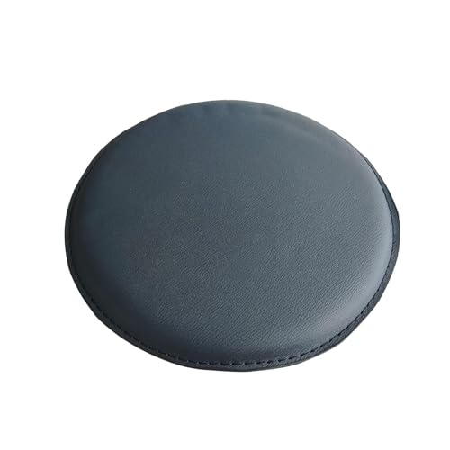 Milageto Taburete de Bar - Asiento Redondo de Repuesto con Esponja de Alta Densidad, Impermeable, Negro, Estándar