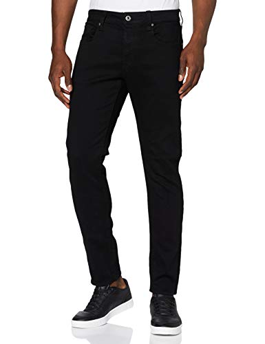 G-STAR RAW 3301 Vaqueros Slim, Pitch Black, 35W / 36L para Hombre