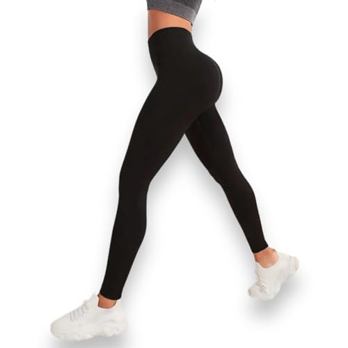 Kit 2 Calça Legging Feminina Básica Preta Lisa Cintura Alta (BR, Alfa, GG, Regular, Regular, Preto)