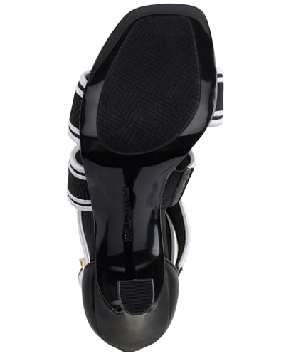 KARL LAGERFELD Women's Careliz Ii Strappy Heeled Stiletto with Logo Sandal4