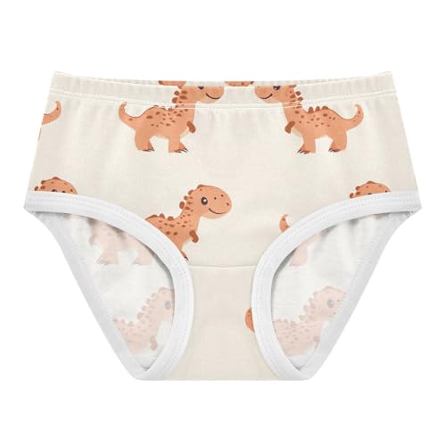 Wusikd Baby Dinosaurs Girls' Underwear Cotton Cute Girls Briefs Soft Toddler Underwear 2T