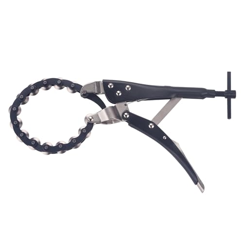 Exhaust Pipe Cutter Tool - Chain Tube Cutter 3/4 to 3 Inch Exhaust and Tailpipe Cutter Chain Exhaust Pipe Cutter Tool