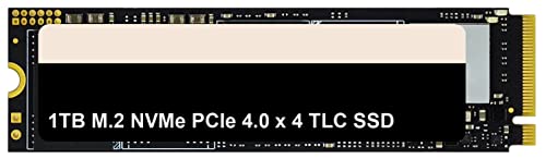 M.2 NVMe PCIe 4.0 x 4 Hard disk M.2 NVMe SSD da 1TB adatto per Lenovo ThinkCentre M710q Tiny, ricambio alternativo 2280 PCIe 4.0 x 4