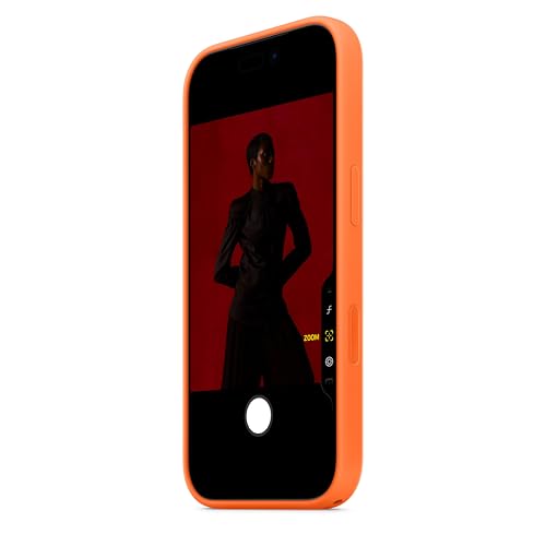 Image of Apple iPhone 17 Pro Silicone Case with MagSafe - Orange 