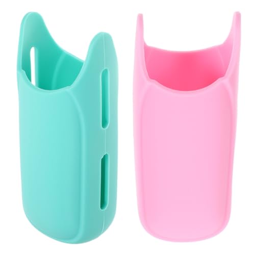 Veemoon Set de 2 Fundas de Silicona para rizador y Plancha, Material Resistente al Calor con Mango ergonómico, protección eficaz para Herramientas de Peinado en Oficina y Viaje