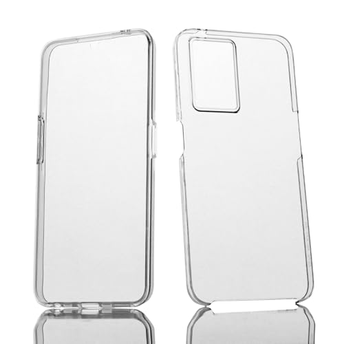 Max Power Digital Funda 360º para móvil OPPO A57/A77 5G/A77S 4G Silicona Transparente - Carcasa Resistente Full Body Delantera y Trasera Doble Cara Completa Entera (OPPO A57/A77 5G/A77S 4G)