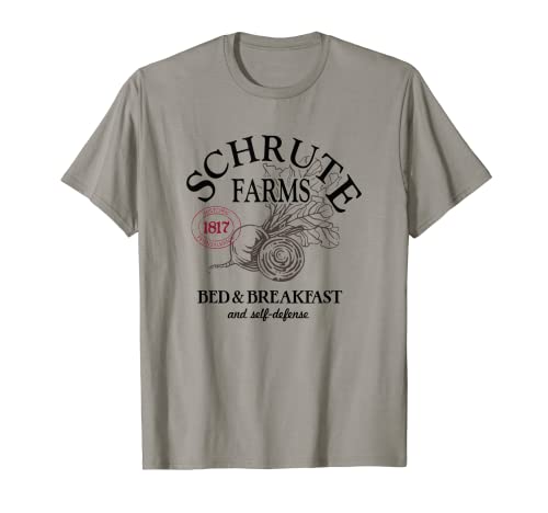 The Office Etiqueta grande de Schrute Farms Camiseta
