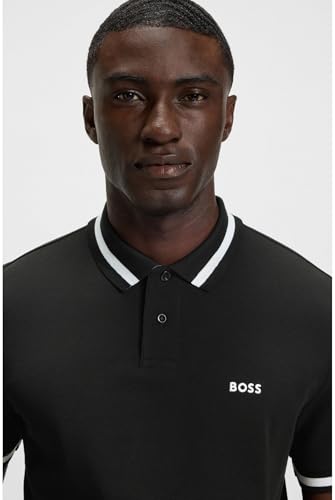 BOSS Poloshirt Aus Baumwoll-piqué Mit Kontrast-Details – Ansicht 3