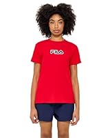 FILA Women's Rebecca Tee, Red, Small