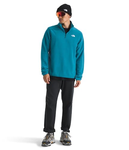 The North Face Men's Glacier Fleece Quarter Zip Jacket, Dusk Blue, Large - image 4