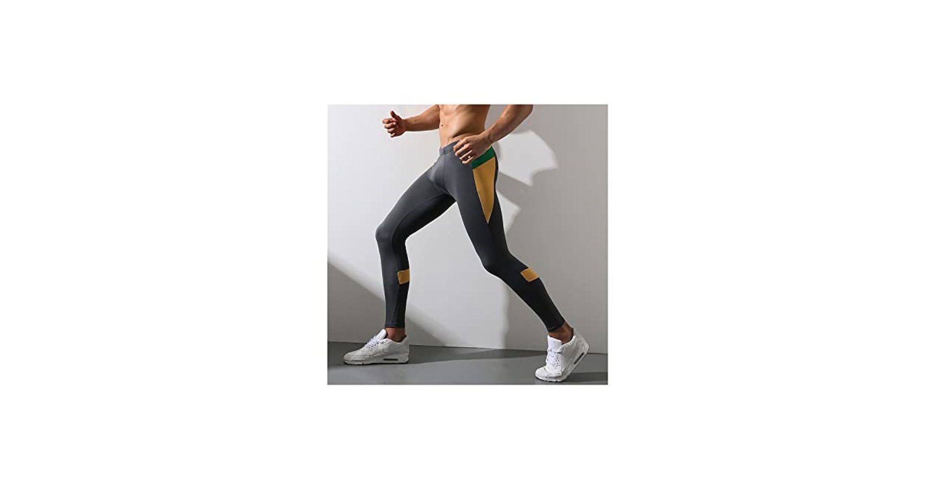 ストライプ柄（ニット風） スポーツブラとレギンスセットMサイズ秋冬 2_6PZhGeL.jpg
