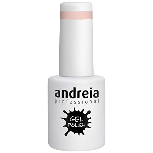Andreia Esmalte de unhas de gel semi-permanente - cor 209 nu - sombras de rosa - 10,5 ml