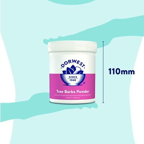 Dorwest Tree Barks Powder for Dogs and Cats, 100g, Slippery Elm Powder  Soothes Digestion & Upset Tummies, Eases Discomfort, Natural Formula