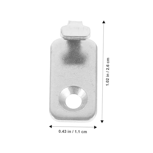 Image of Healifty 20pcs Painting Hangers Hooks Picture Hanging Nails Mirror Clips for Wall Mounting Picture Hanging Tool Frame Hangers Mirror Repair Hardware Poster Hanger Stainless Steel Silver