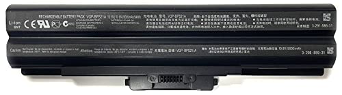 7xinbox 10.8V 54Wh VGP-BPS21 VGP-BPS21A VGP-BPL21 VGP-BPS13 VGP-BPL13 VGP-BPS13A/B Batterie de Rechange pour Sony VAIO VGN-AW VGN-FW VGN-NS VGN-SR