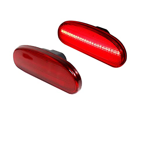 GTINTHEBOX Red Lens Rear Side Marker Light Fender Lamp Housing Assembly Compatible with 2009-2014 NISSAN CUBE 26195-1FC0A