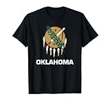 STATE FLAG OF OKLAHOMA OKIE TULSA NORMAN EDMOND LAWTON T-Shirt