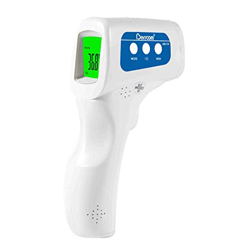 Berrcom No-Contact Infrared Forehead Thermometer Medical Grade (JXB-178) 4 in 1 Fever Alarm Memory Recall with FDA and CE