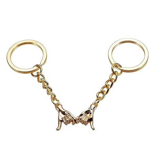 VANLOVEMAC Pinky Promise Gift Couple Gifts Matching Couples Stuff Gifts for Boyfriend Girlfriend Best Friend Him Her Matching Keychains for Couple Wife Husband Anniversary Valentines Birthday Gifts,