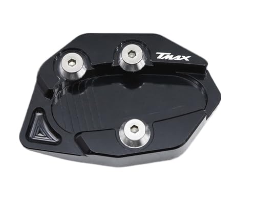 Béquille latérale TMAX 530 élargie pour stabiliser votre moto sur sol meuble