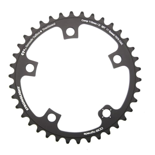 Stronglight Plateau Électronique Campa 110D Noir pour rénover un vélo de route