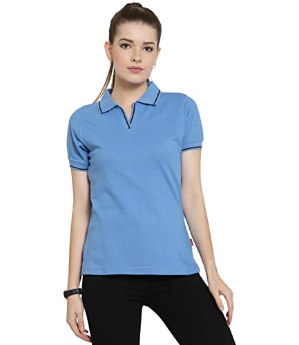 Image of Scott International Women's 100% Pure Organic Cotton Polo Regular Fit T-Shirt