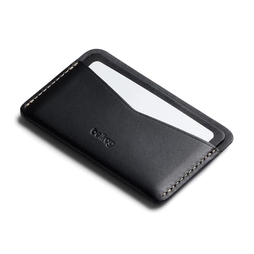 Bellroy Card Slip (minimalistisches Kartenetui aus Leder mit Platz für bis zu 4 Karten) - Black