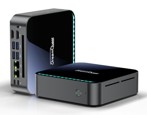 DreamQuest Mini PC Windows 11 Pro vorinstalliert 16GB DDR4 RAM 512GB M.2 SSD Intel 12.Gen N150(bis zu 3 6GHz) Mini Computer 4K HDMI USB 3.2 Gigabit Ethernet WiFi 6 für Business/Heimkino