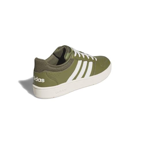 adidas Herren Hoops Classic Shoes, Focus Olive/Off White/Off White, 43 1/3 EU – Ansicht 6