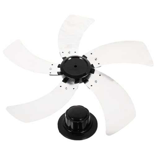 HOLIDYOYO Aspas De Ventilador De Pie 5 Hojas Aspas De Ventilador De Aluminio De 17 Pulgadas Repuesto Para Mesa Piso Pedestal Suministros De Reparación