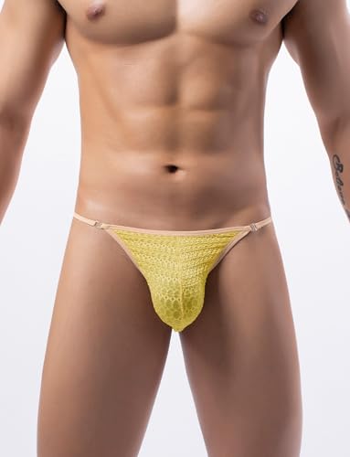 Panegy Mens Thong Men's Thong Underwear Sexy Men Lingerie Sexy Underwear for Straight Men Sexy Thongs and G-Strings M-2XL2