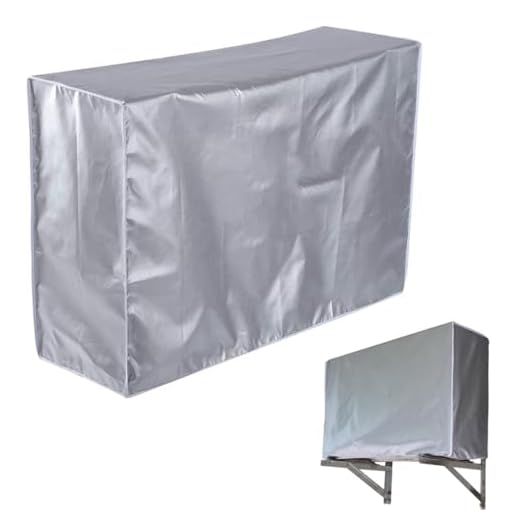 ZKGYUS 1 Pcs Funda para Aire Acondicionado Exterior, Cubre Aire Acondicionado Exterior, Impermeable,A Prueba de Nieve,A Prueba de Polvo,Protector Solar (80 x 30 x 57cm)