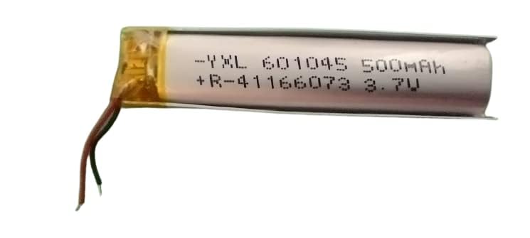 KP- 601045 3.7V 500mAh Rechargeable Battery 500 mah for Neckband, Bluetooth Headset, Bluetooth Speaker, DIY, Robotics