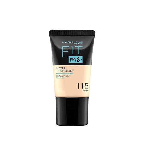 Maybelline Fit Me Matte + Poreless Foundation - 115 Ivory - 18 ml