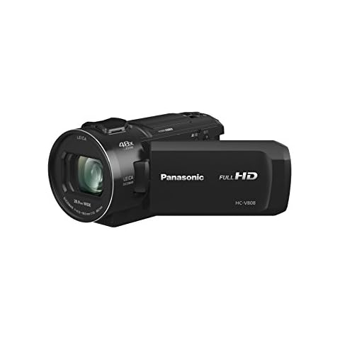 Panasonic HC-V808EG-K - Videocámara Full HD con Zoom óptico 24x Cover