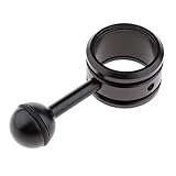 MERIGLARE Unterwasser Tauchen Taschenlampe Kugelkopfhalterung Clip 28 34mm