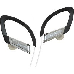 Image of Panasonic RP-HS220-S Inner Ear Clip Sports Earphones with Extension (Silver)