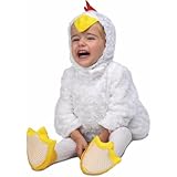 My Other Me - Disfraz de Pollito con vestido, gorro y patucos talla 5-6 años. Dulzura y comodidad irresistibles para las primeras fiestas o sesiones de fotos divertidas