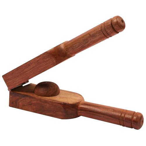 Image of HARI OM Wooden Lemon Squeezer, Heavy Duty Wood Lemon Hand Juicer Masher, Nimbu Nichodne Wala - Pack of 1