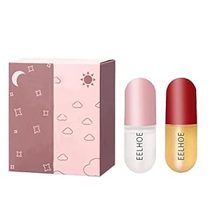 2 STKS LIP Plum Minder Set Lip Plumper Serum Capsules Langdurige Lip Gloss Duidelijke Lip Enhancer Plulper Natural Lip…