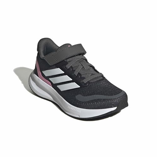 Image of adidas Kids' Marvel Run Falcon 5 Elastic Lace & Strap Shoe
