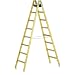 Produktbild ZARGES Holz-Stehleiter 2 x 10 Sprossen Z600