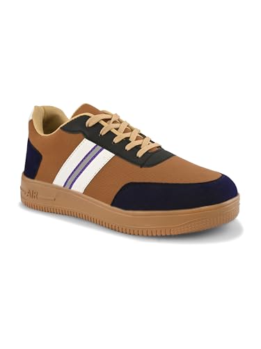 Image of Centrino Men's Sneakers | Cushioned Insole Comfortable Shoes | Trendy & Stylish Modern Sneakers | Durable Lightweight Sole Casual Walking Footwear (8184)