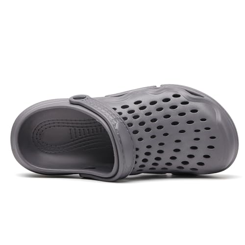 Image of SECHRITE Clogs for Men Garden Shoes Water Sandals Mens Mules and Clogs Shower Slippers Waterproof Summer Slides