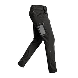 Cycorld Men’s 7-Pocket Hiking Pants: Lightweight Quick-Dry Water-Resistant Stretch for Travel Camping Fishing