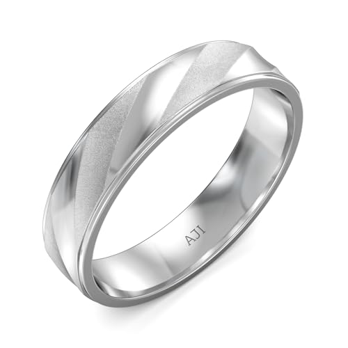 Image of Joyalukkas 950 Platinum Modest Ring | Gift For Men & Boys | With PGI Certification